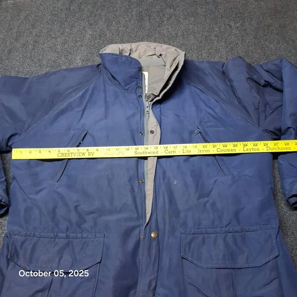 Vintage Columbia Technicloth Chore Jacket Size XXL‎ Blue Outdoor Winter Wear